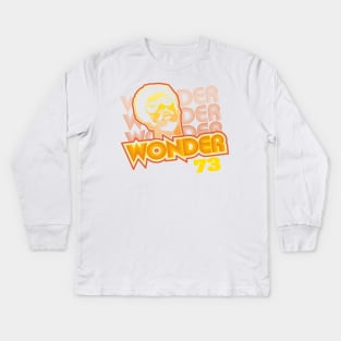 Stevie Wonder 73 Kids Long Sleeve T-Shirt